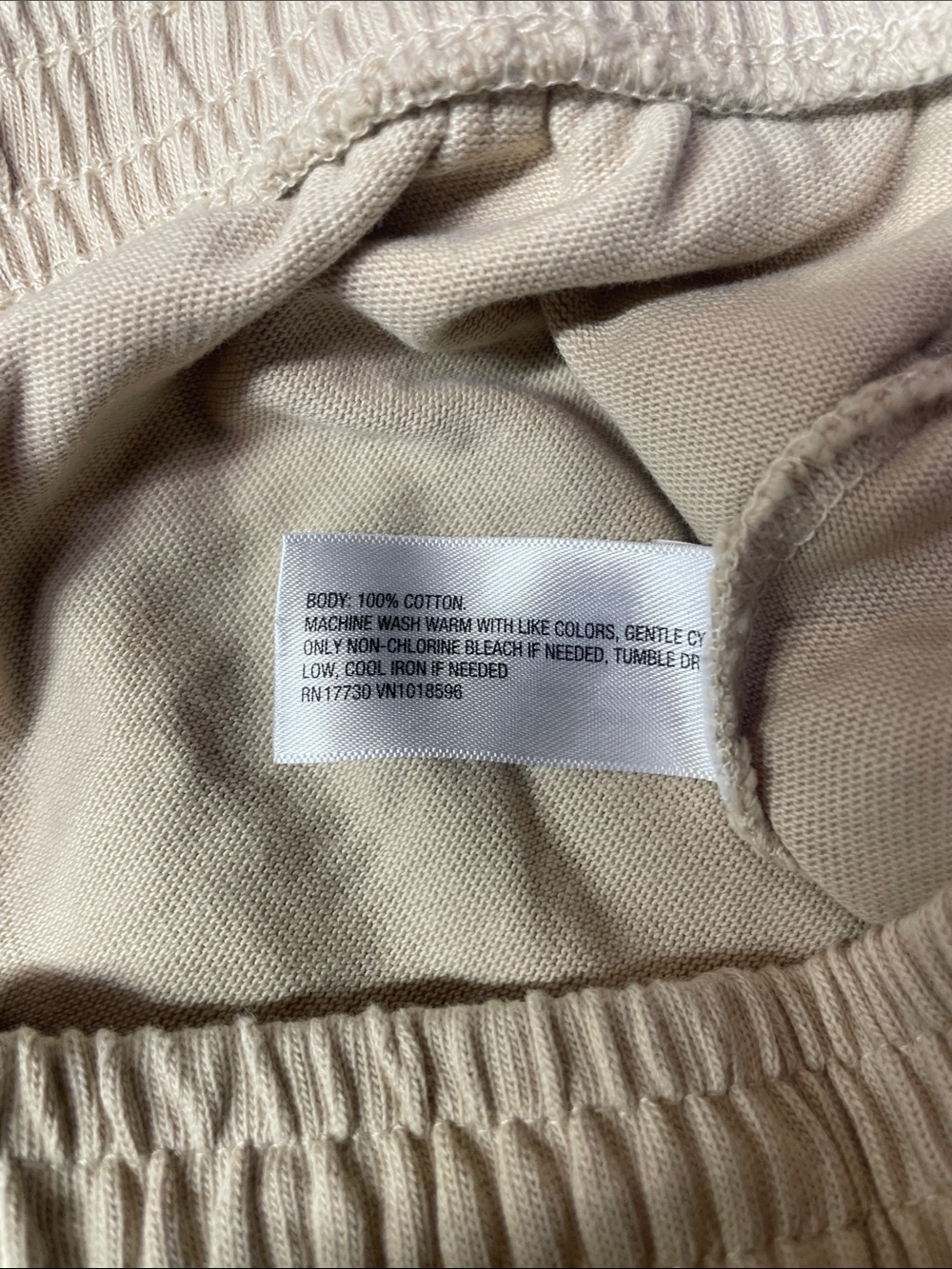 Wild Fable Y2K Women’s Elastic Waist Casual Beige Shorts Size XXS | NWT - Picture 4 of 5